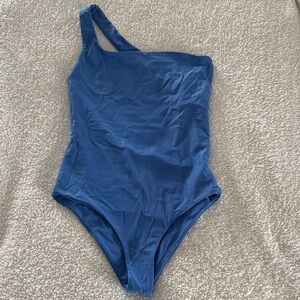 Jade Swim Evolve One-Shoulder Swimsuit in Blue